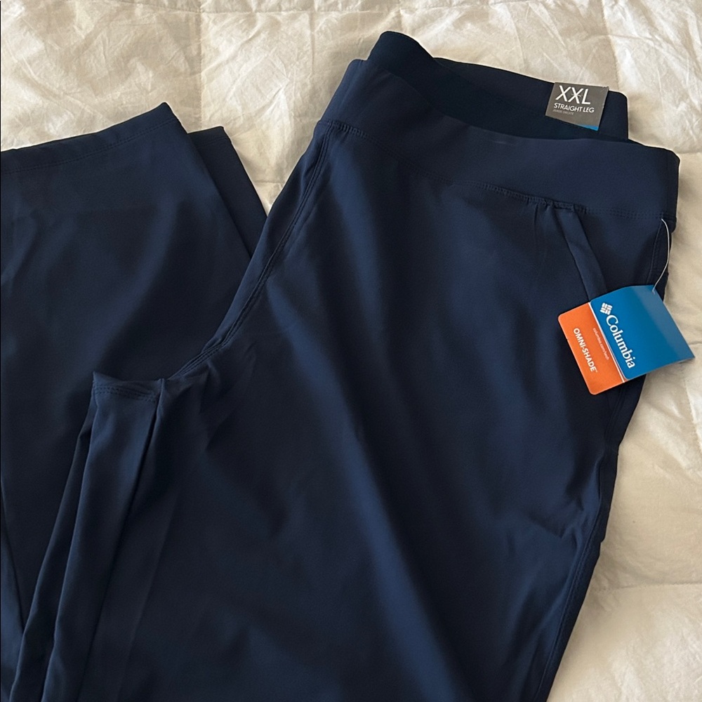 Columbia women’s straight leg active fit Omni shade anytime slim pull on pant